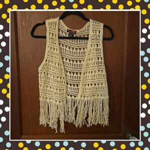 Say what! Boho vest size medium